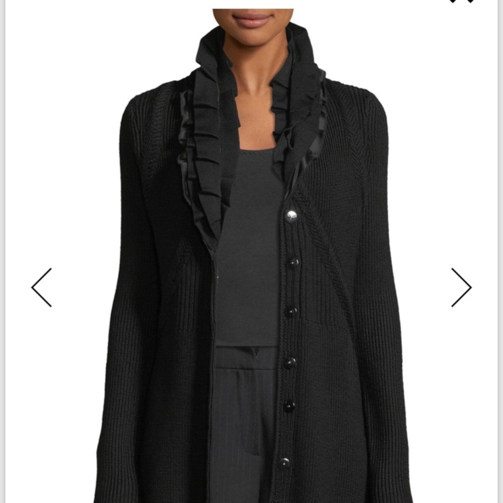 Elie Tahari long cardigan sweater